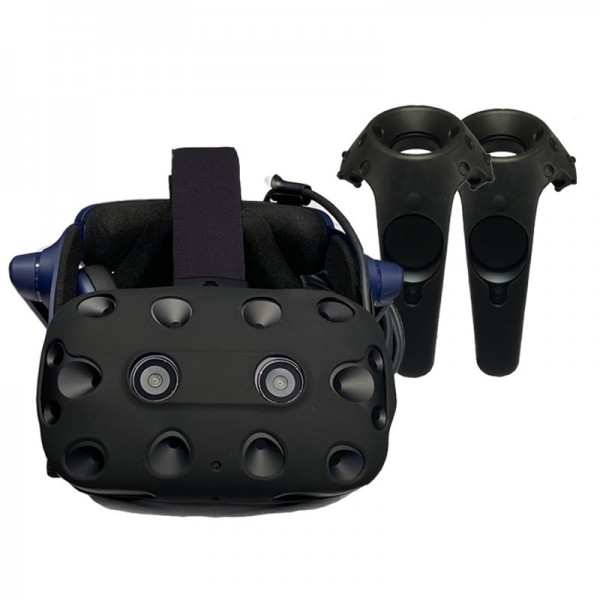 Silicone protection for VIVE Pro 2 helmet & controllers - Black