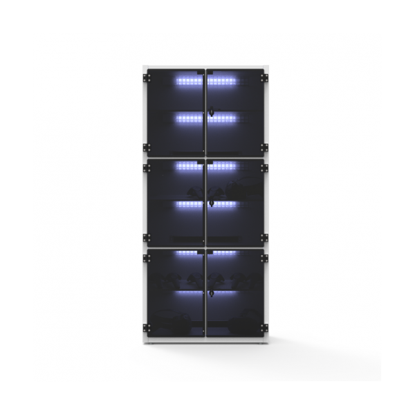 M-Asset Charging cabinet, UV-C decontamination and charging