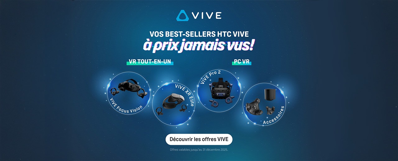 Exclusive discounts on selected HTC VIVE products