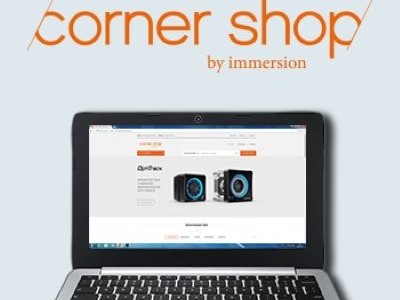 Lancement de notre site e-commerce 'corner shop' by Immersion !